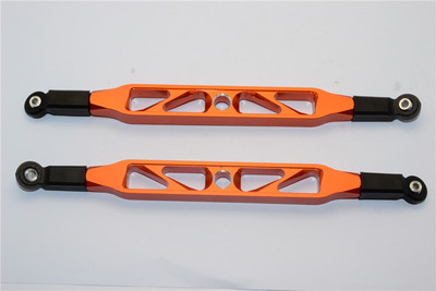 1/8 AXIAL YETI XL 90032 ALLOY REAR UPPER CHASSIS LINK PARTS WITH PLASTIC ENDS - PAIR YTL014RPN